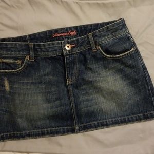 American Eagle Denim Skirt with pocket detail